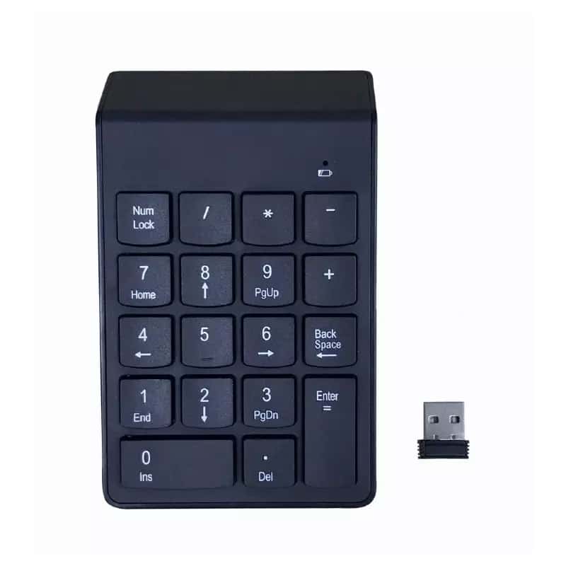 Teclado Numérico Gembird Wireless Preto Teclado Numérico Gembird Wireless Preto