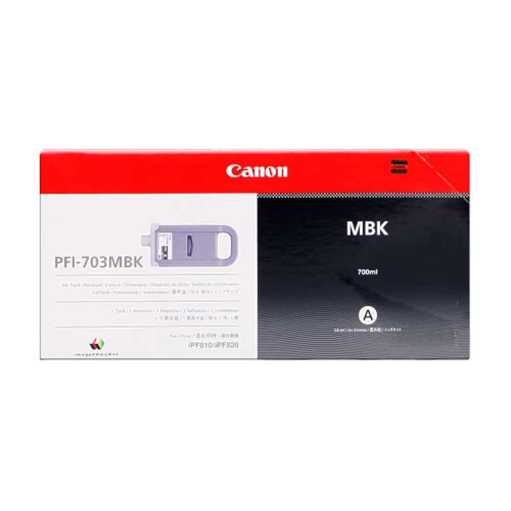 Tinteiro Original Canon PFI703 Preto Mate