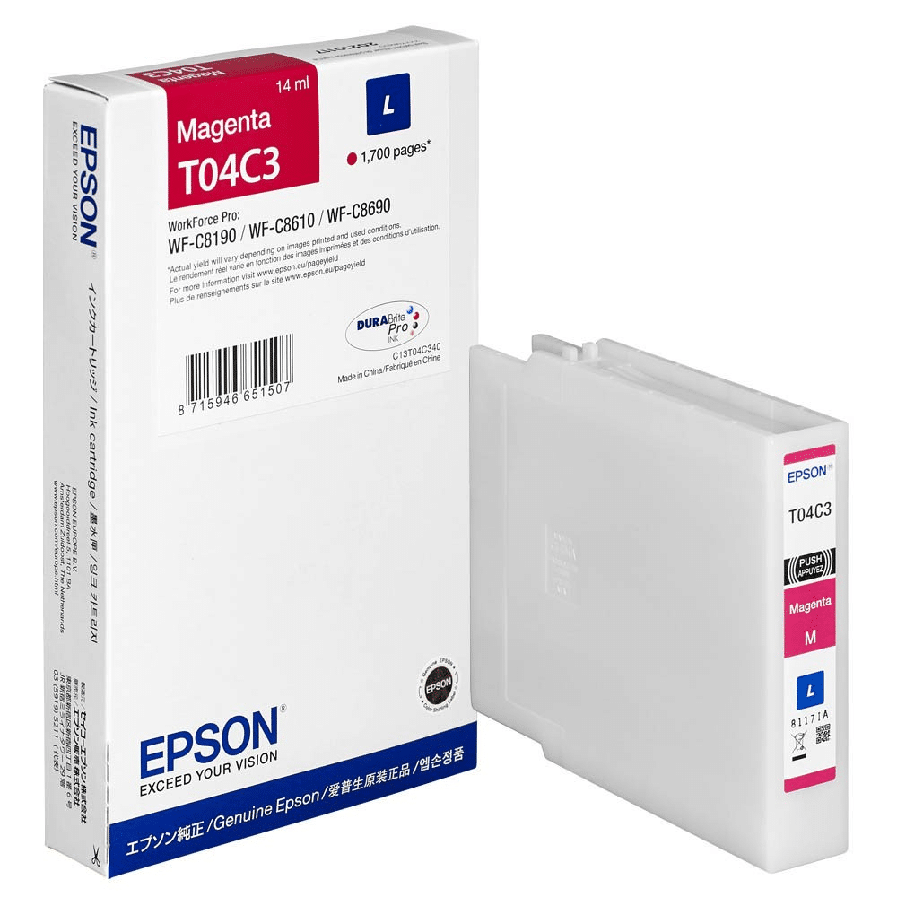 Tinteiro Original Epson T04C3 Magenta