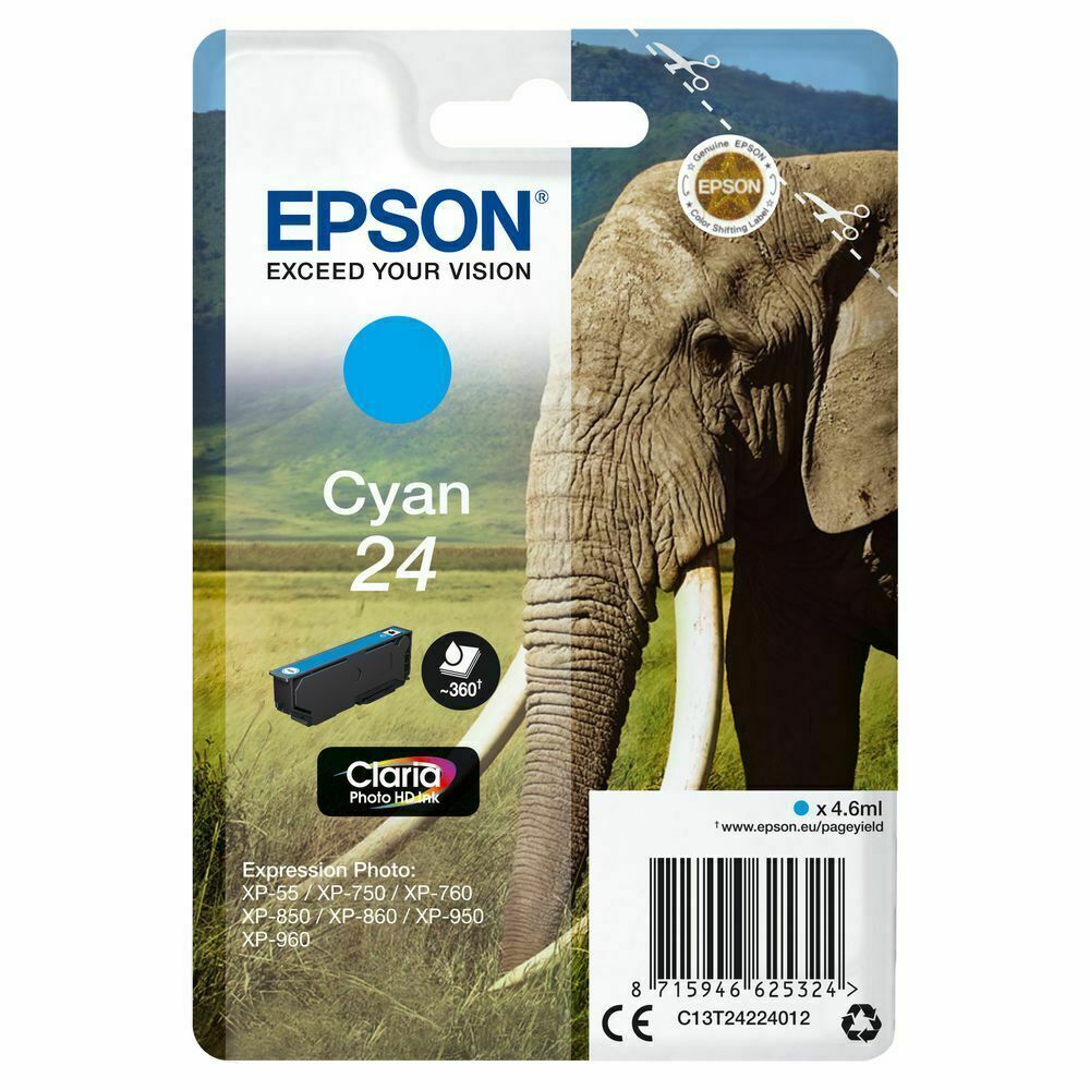 Tinteiro Original Epson T2422 Azul Tinteiro Original Epson T2422 Azul