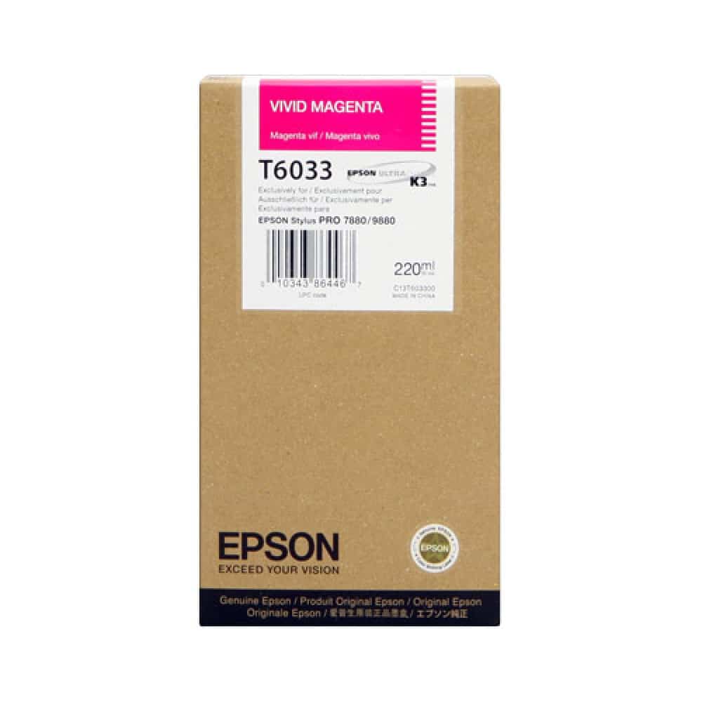 Tinteiro Original Epson T6033 Magenta Tinteiro Original Epson T6033 Magenta