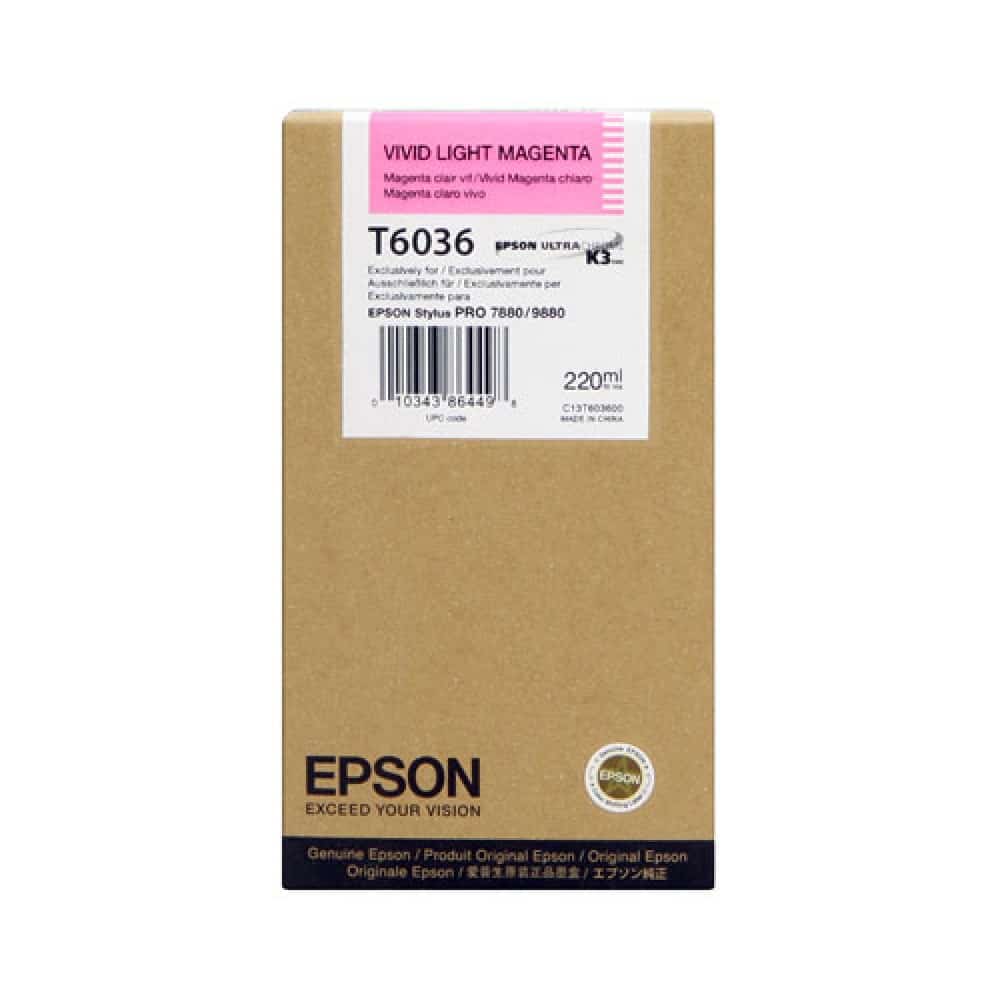 Tinteiro Original Epson T6036 Magenta Claro