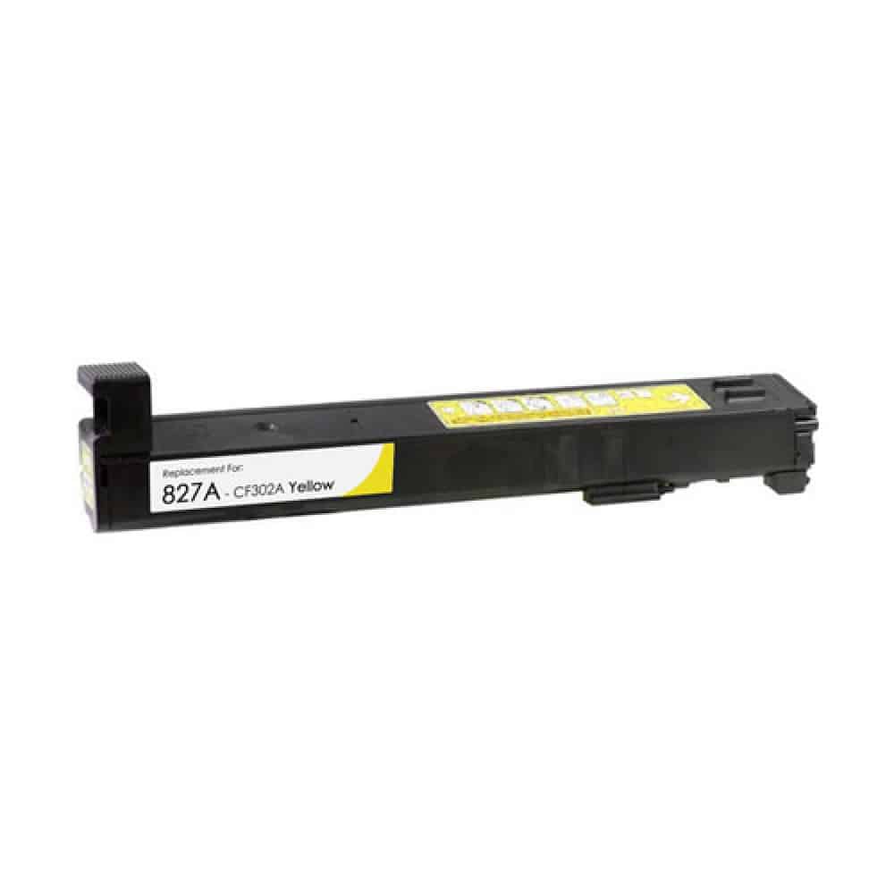 Toner Compatível HP CF302A Amarelo Substitui 827A Toner Compatível HP CF302A Amarelo Substitui 827A