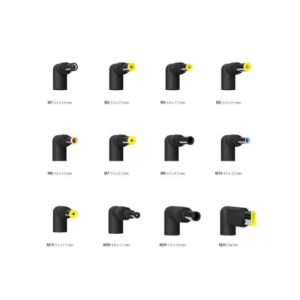 Transformador Universal Aisens ASLC-90WAUTO-BK 90W Automático 12 Conectores Output 15-20V 1*USB QC3.0