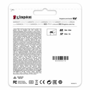 Cartão SD Kingston Canvas Select Plus 512Gb Video Class V30 UHS-I U3 Classe10 - SDXC UHS-I