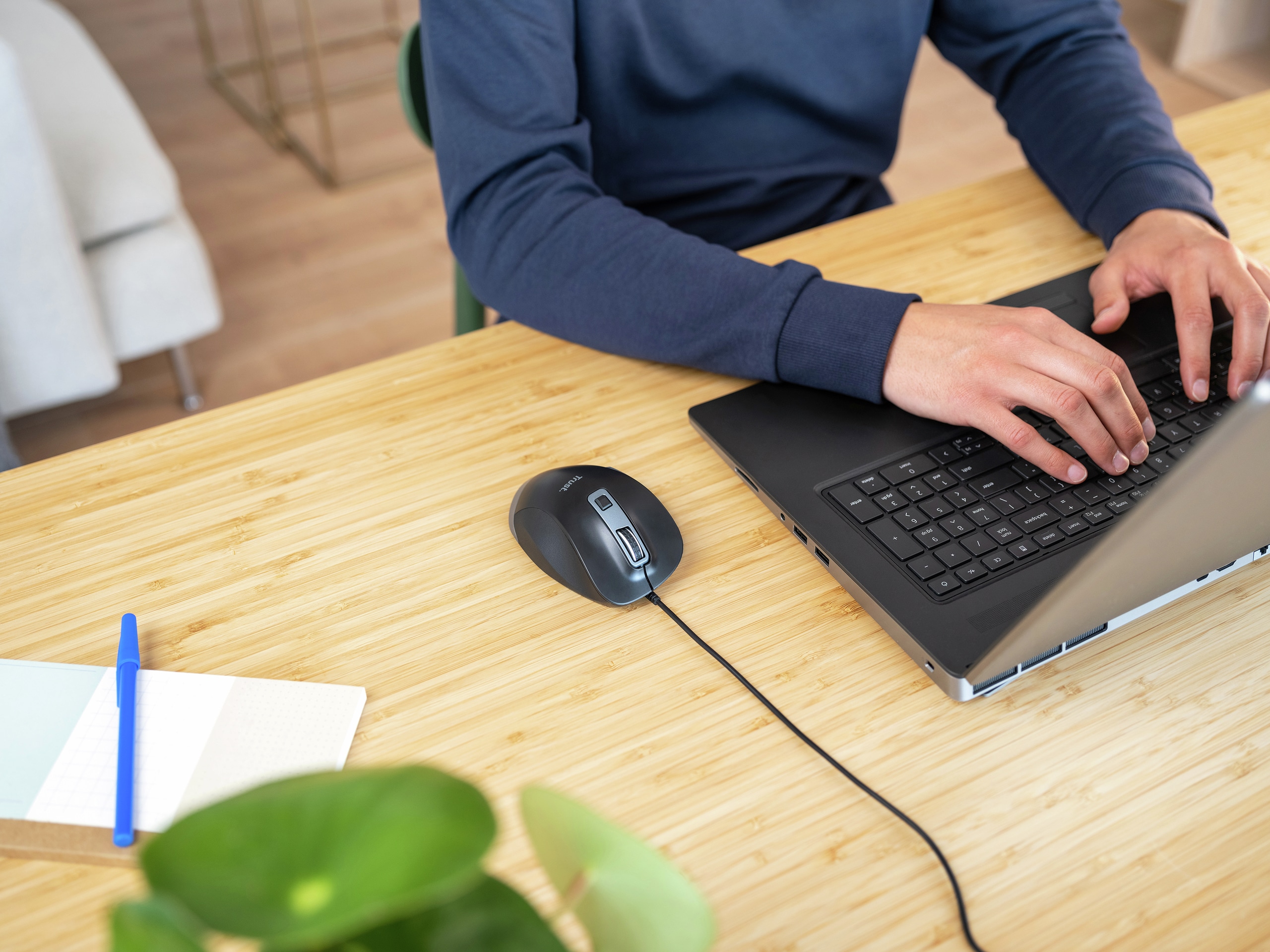 Rato Trust Ergonomico Fyda Eco até 5000 DPI