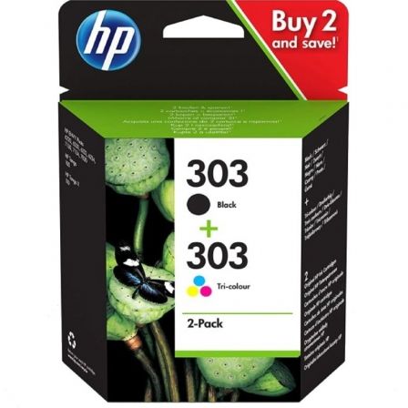 Tinteiro Original HP nº303 Multipack Preto e Tricolor