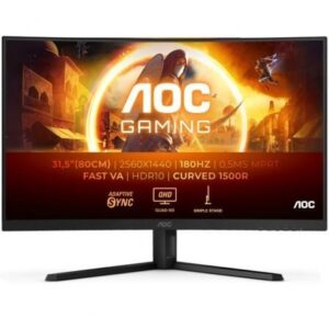 Monitor Gaming Curvo AOC CQ32G4VE 31.5" QHD 0.5ms 180Hz VA