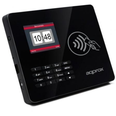 Controlo de Acesso Approx usa leitor Biometrico ecran 2.8" com leitor de cartoes RF e Teclado permite 100000 registos