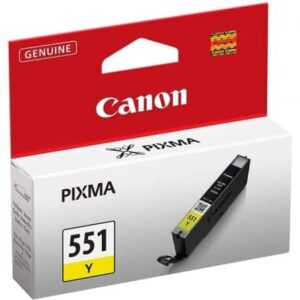 Tinteiro Original Canon CLI551 Amarelo