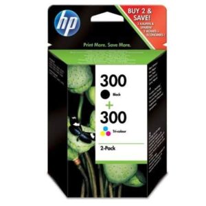 Tinteiro Original HP nº300 Multipack Preto e Tricolor