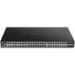 Switch Gestionável D-Link Smart DGS-1250-52XMP 52 Portas RJ45 10/100/1000 PoE/ SFP