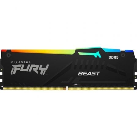 Memoria RAM Kingston FURY Beast RGB 8GB DDR5 6000MHz 1.35V CL36 DIMM Memoria RAM Kingston FURY Beast RGB 8GB DDR5 6000MHz 1.35V CL36 DIMM