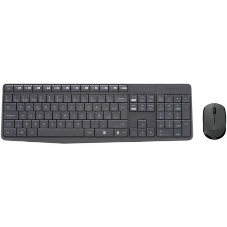Teclado e Rato Sem Fios Logitech MK235