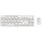 Teclado e Rato Sem Fios Logitech Silent Touch MK295 Branco