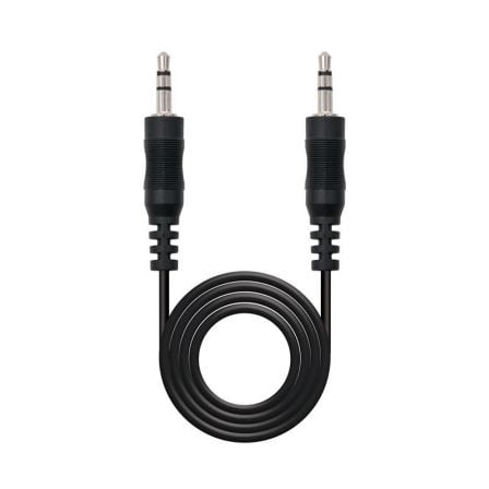 Cabo Audio Nanocable 10.24.0103 Jack 3.5 Macho - Jack 3.5 Macho 3Metros Preto