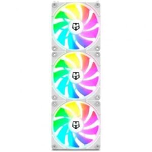 Ventoinhas Kit Pack 3 Ventiladores Nox Easy Link ARGB 12cm Branco