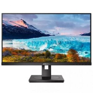 Monitor Profissional Philips S-Line 242S1AE 23.8" Full HD Multimídia Regulável em altura Preto