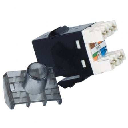 Conector RJ45 Phasak SD 3018 Cat.6 UTP Preto