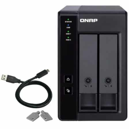 DAS QNAP TR-002 2 Baías 3.5"- 2.5" Formato Torre