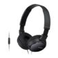 Auriculares Sony MDRZX110APB com Microfone Jack 3.5mm Preto
