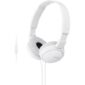 Auriculares Sony MDRZX110APW com Microfone Jack 3.5mm Branco