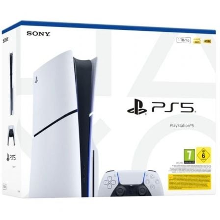 Consola Sony Playstation 5 - PS5 Slim Standard 1TB Inclui Comando Dual Sense e Jogo Preinstalado ASTRO's PLAYROOM Chassis E
