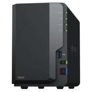 Synology Diskstation DS223 NAS 2 Baias 3.5"- 2.5" 2Gb Ddr4 Formato Torre