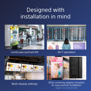 Monitor Profissional Sony Bravia IPS 75" UHD 4K FW-75BZ40L