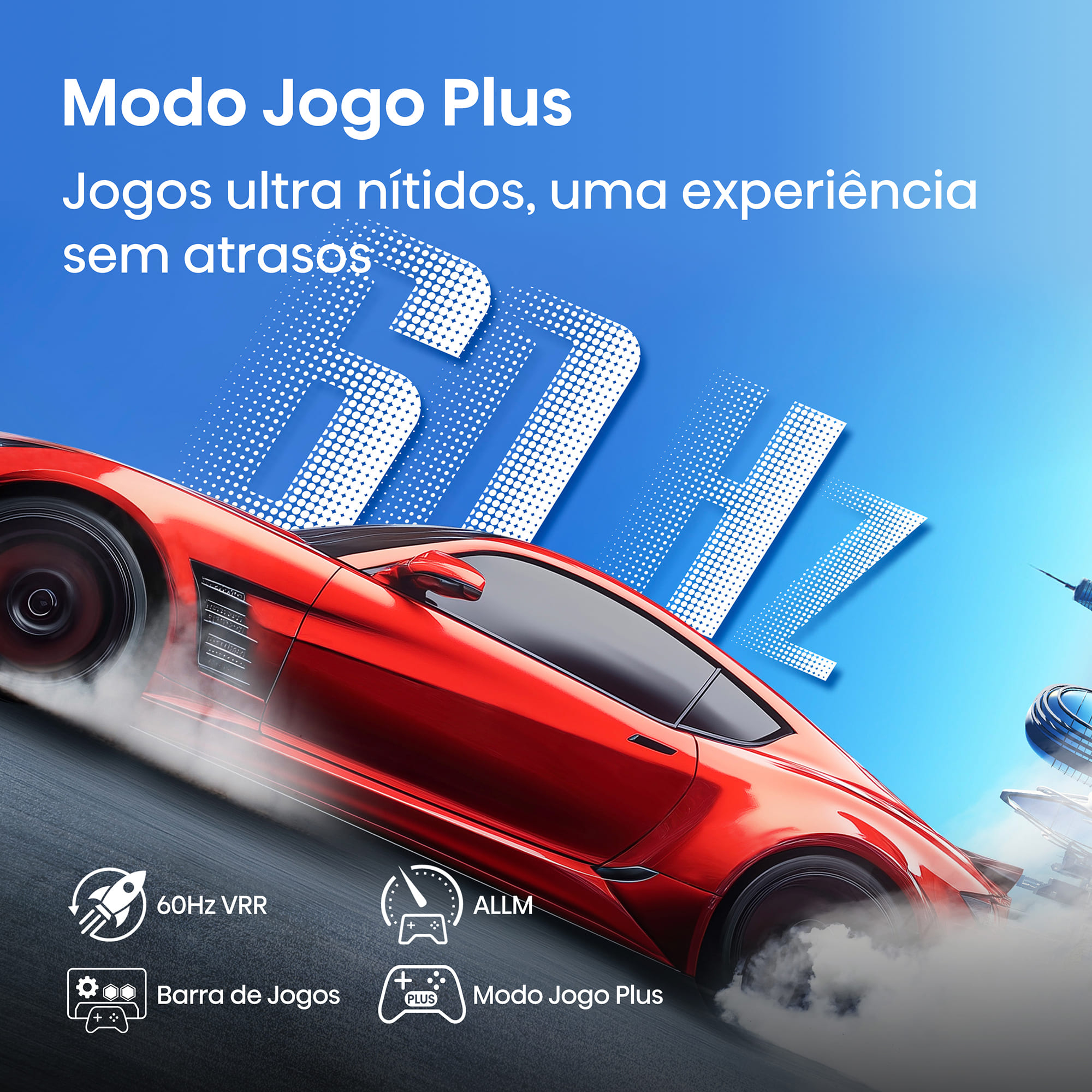 TV Hisense QLED 50" Uhd 50E7Q Smart TV