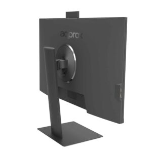 Monitor Approx 27" APPM27SWB IPS FullHD 1080p 100Hz 4Ms com Webcam e Colunas Ajustavel em Altura/Giratorio e Inclinável Vga e Hdmi Vesa 75x75mm