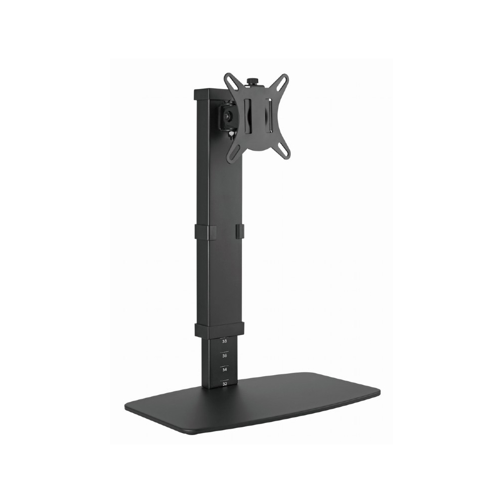 Suporte de Secretária MS-D1ST-02 para 1 Monitor Ajustável em Altura Rotaçao e e Inclinaçao até 32" / 8Kg