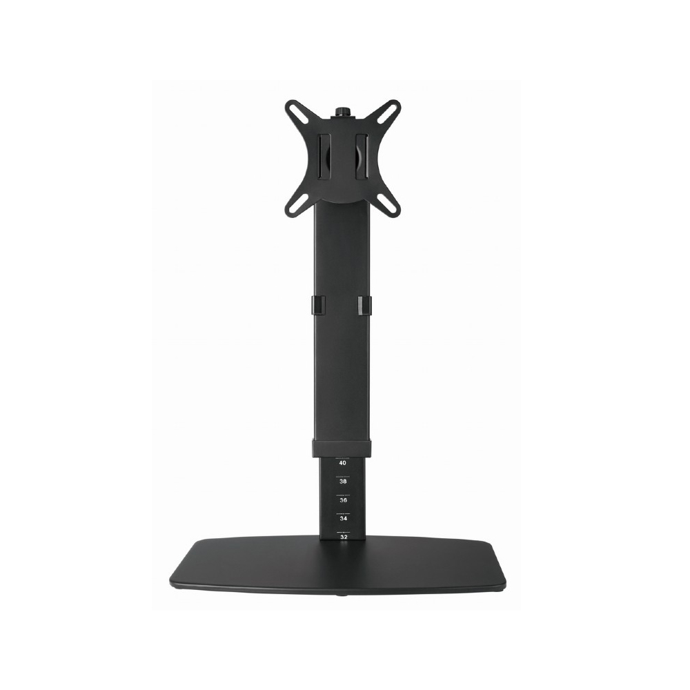 Suporte de Secretária MS-D1ST-02 para 1 Monitor Ajustável em Altura Rotaçao e e Inclinaçao até 32" / 8Kg