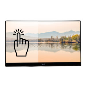 Monitor LED táctil - Touch capacitivo FHD 27" Metálico IP65 - Vesa 100x100 - Vga - Hdmi - USB-B