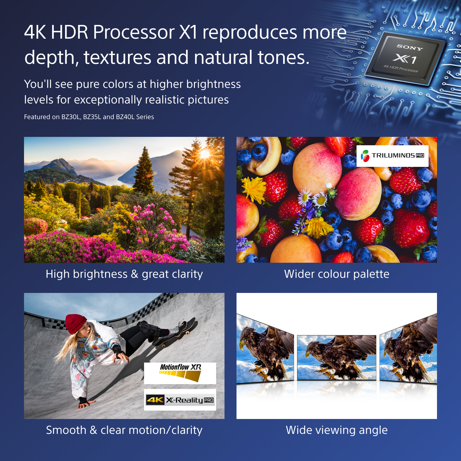 Monitor Profissional Sony Bravia IPS 75" UHD 4K FW-75BZ40L