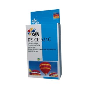 Tinteiro Compativel Canon CLI521-C (Com Chip) - WOX