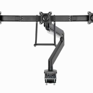 Suporte para 3 Monitores Gembird Ajustável e facilidade de Movimento suporte até 27" e 7 Kg