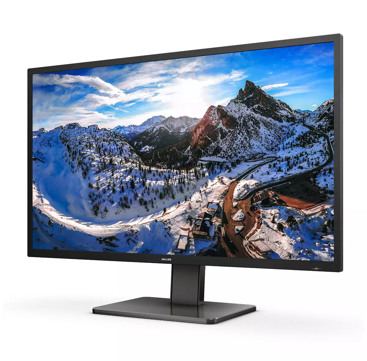 Monitor Profissional Philips 439P1 43" 4K Multimedia 60 Hz VA 400 cd/m² 4 ms 3xHDMI DisplayPort USB-C Preto