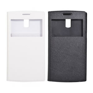 CAPA PARA DOOGEE DG580 - KISSME FLIP CASE COLAR LEATHER - WH