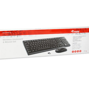 Teclado e Rato Equip Wireless (PT) Preto