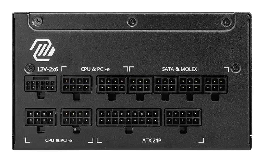 Fonte de Alimentação MSI MAG A1250GL 1250W 80+ Gold