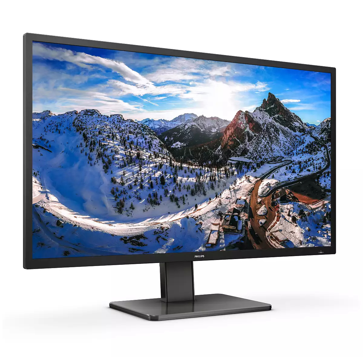 Monitor Profissional Philips 439P1 43" 4K Multimedia 60 Hz VA 400 cd/m² 4 ms 3xHDMI DisplayPort USB-C Preto