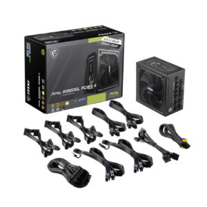 Fonte Modular MSI MAG A1000GL 1000W 80+ Gold PCIE5 II