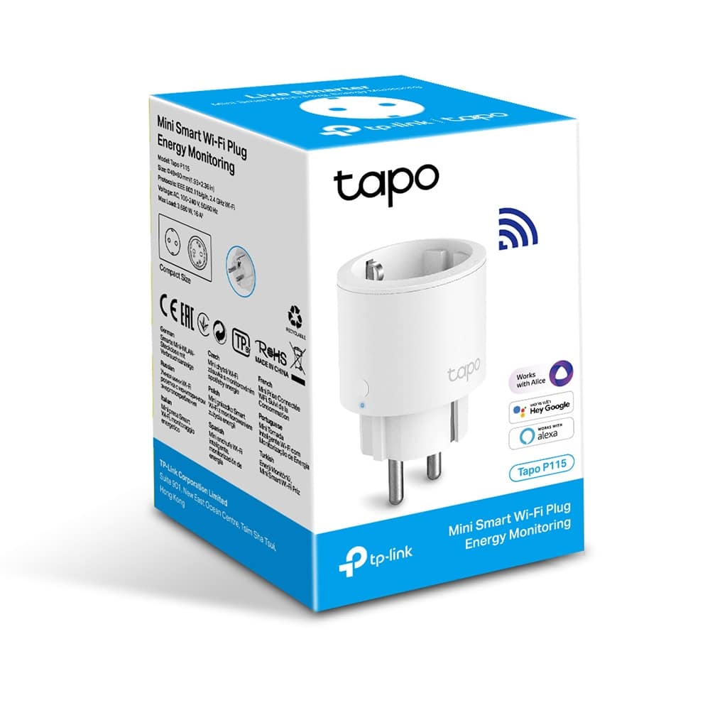 Tomada WiFi Inteligente TP-Link Tapo P115