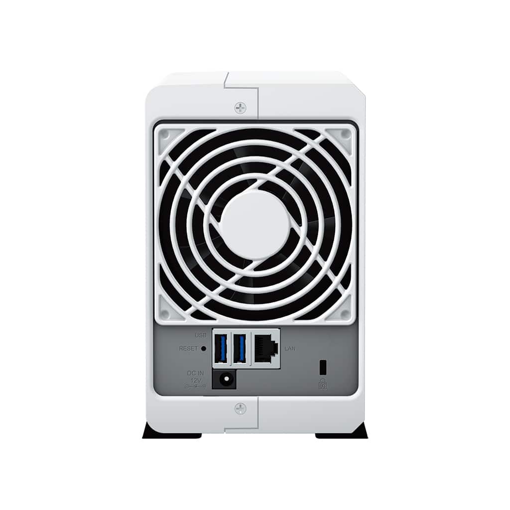 Synology DS223j NAS Disk Station 2 Baias 3.5"- 2.5" 1Gb Ddr4 Formato Torre