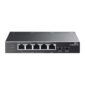 Switch TP-Link 5 Portas Gigabit PoE+ 1 Porta PoE++ 4 Portas PoE+ Out