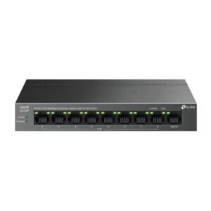 Switch de Rede TP-Link LiteWave 9 Portas Gigabit 8x PoE+