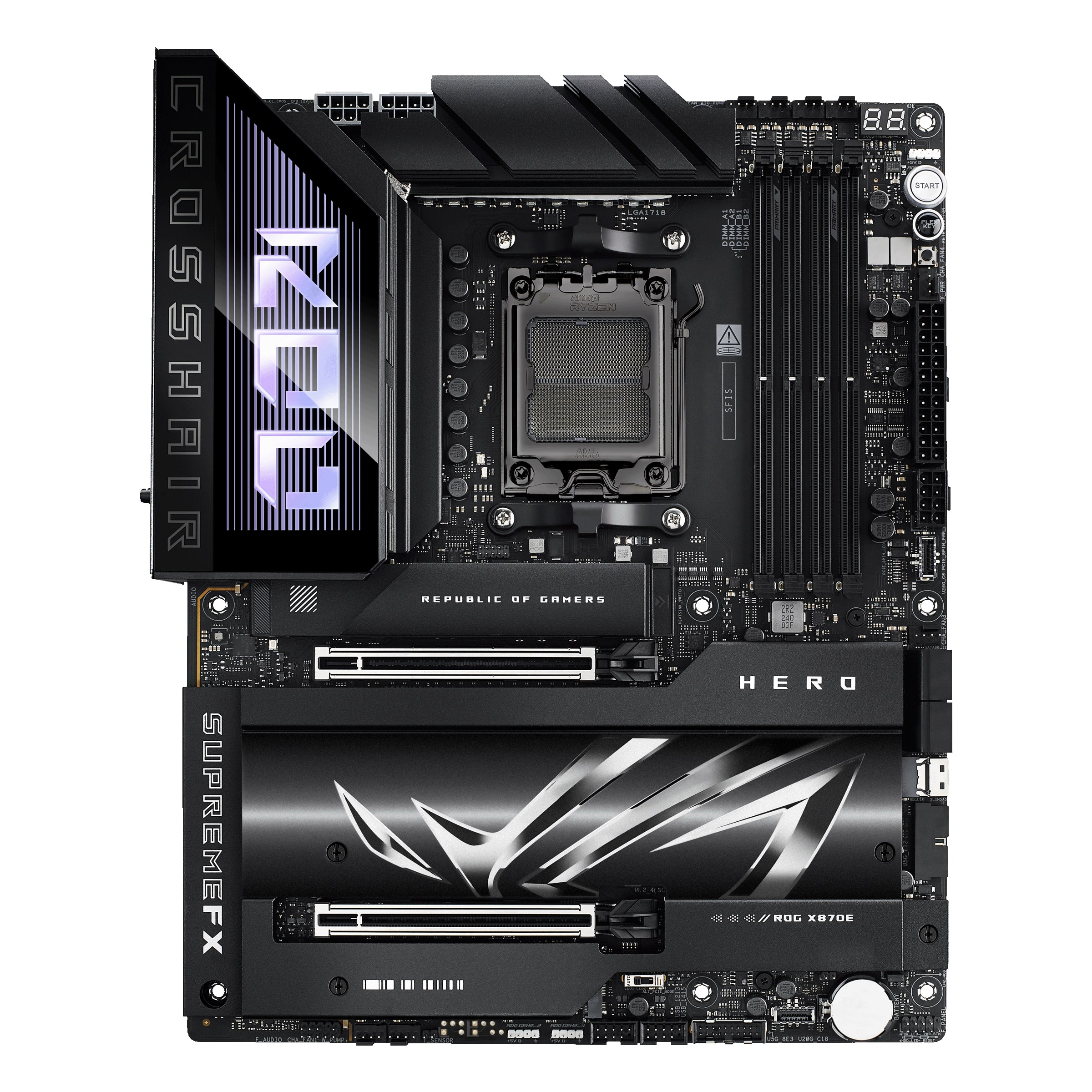 MotherBoard Asus ROG Crosshair X870E Hero Socket AM5