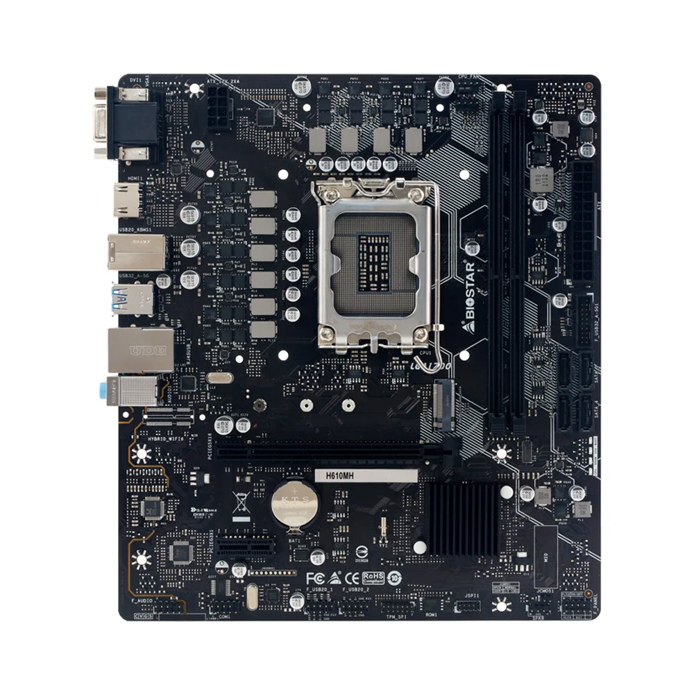 Motherboard Biostar H610MHC 2.0 DDR4 mATX LGA1700