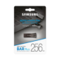 Pen Drive Samsung Bar Pus 256GB USB 3.1 Prateado